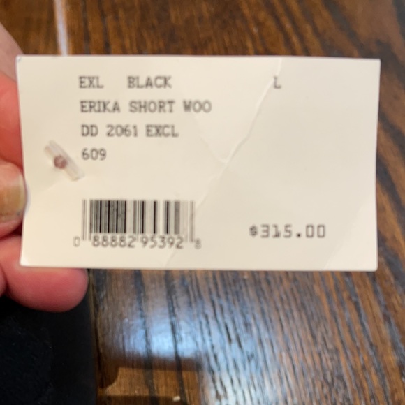 Intermix exclusive black salsa wool mini skirt - Picture 4 of 4